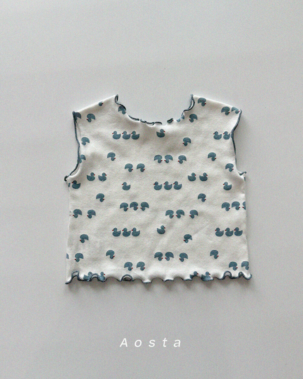 골지러브나시 오리 <b>Aosta背心</b>Summer 골지리본바지 60-115cm