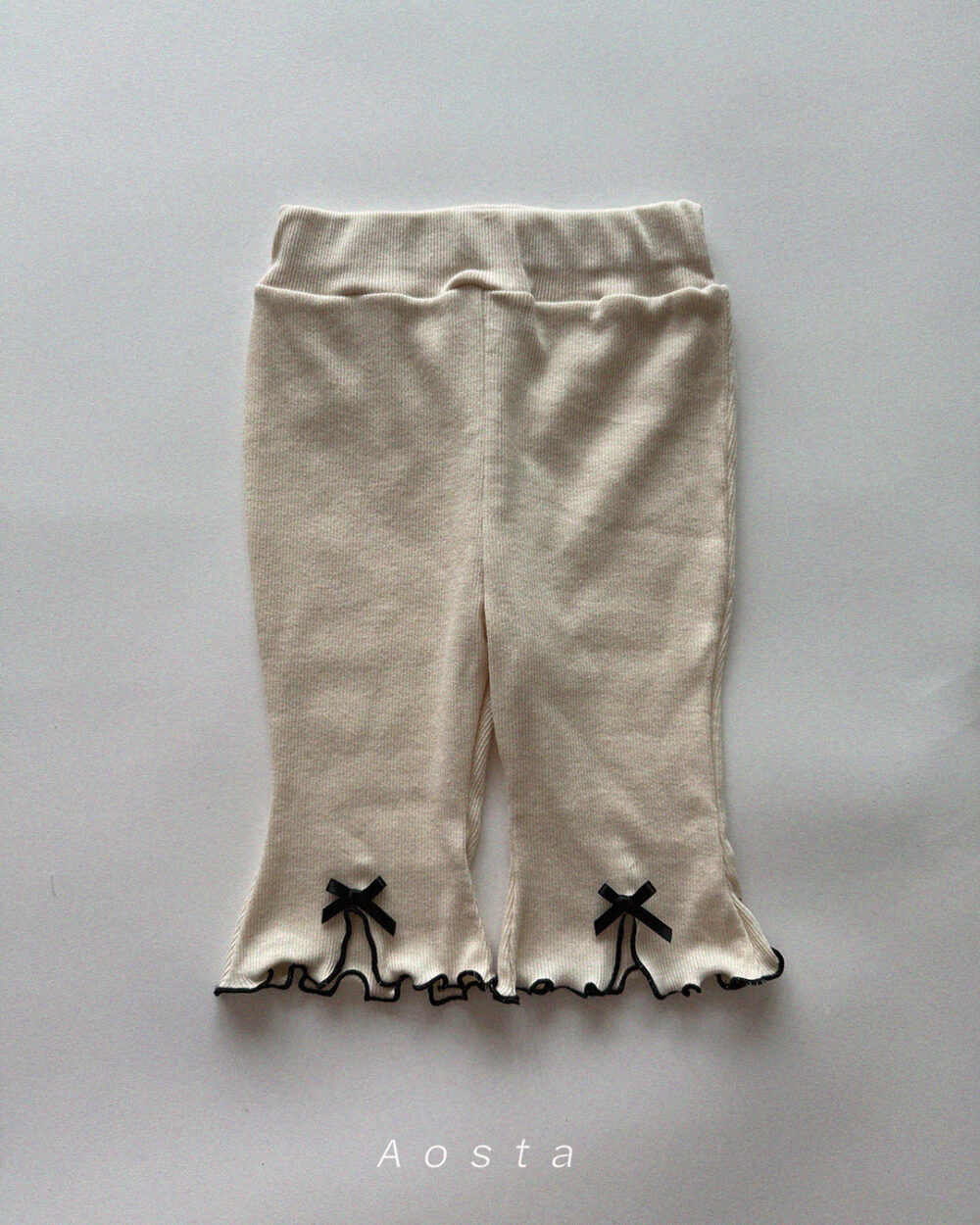 골지리본바지 아이1 <b>Aosta褲子</b>Summer 골지리본바지 60-115cm