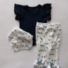 골지리본바지 오리9 <b>Aosta褲子</b>Summer 골지리본바지 60-115cm