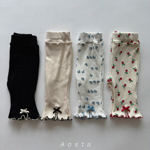 골지리본바지2 <b>Aosta褲子</b>Summer 골지리본바지 60-115cm