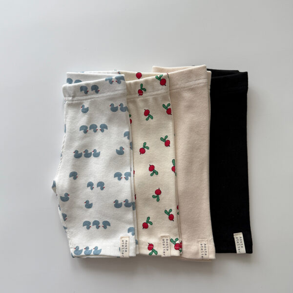 골지바이커바지1 <b>Aosta褲子</b>Summer 골지바이커바지 60-115cm