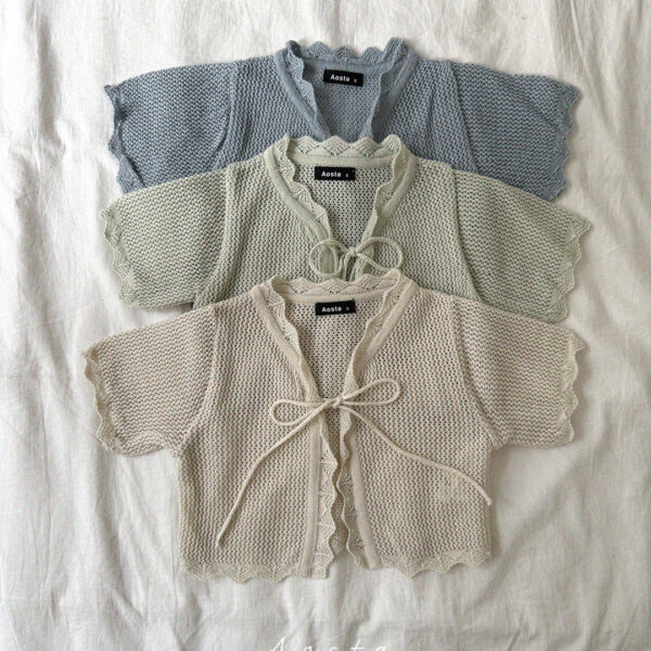니트가디건3 <b>Aosta罩衫</b>Summer 니트가디건 60-115cm