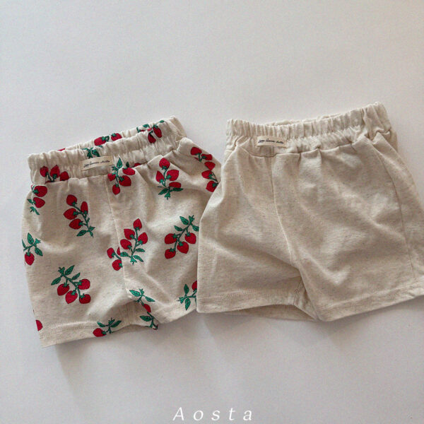 린넨 숏바지1 <b>Aosta褲子</b>Summer 린넨 숏바지 60-115cm