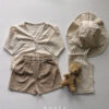 린넨가디건 베이지4 <b>Aosta罩衫</b>Summer 린넨가디건 60-115cm