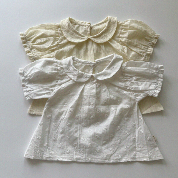 카라블라우스_ <b>Aosta上衣</b>Summer 카라블라우스 60-115cm