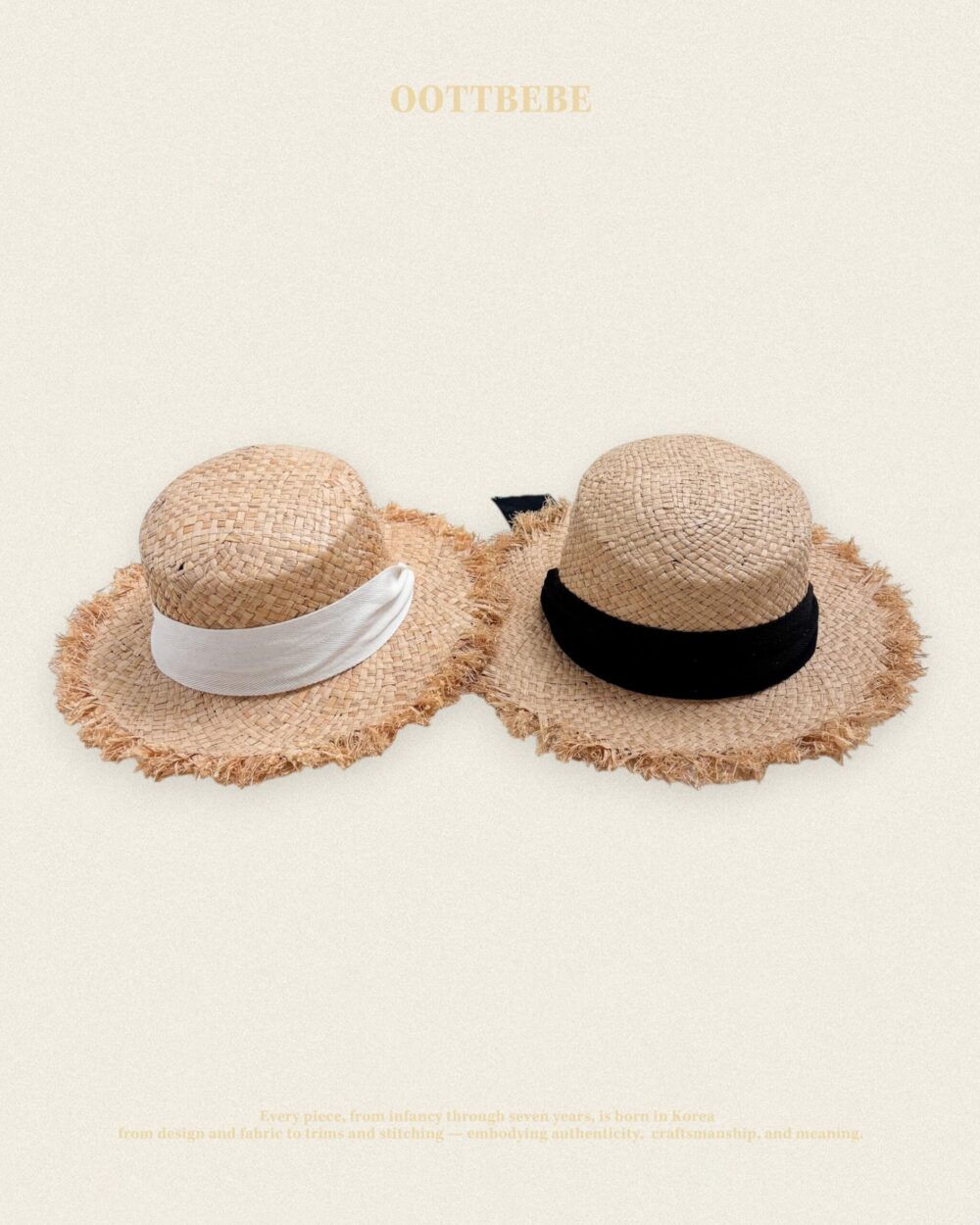 01 <b>OOTTBEBE帽子</b>Summer 러브 햇 75-120cm