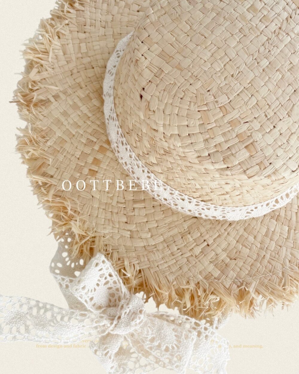 03 <b>OOTTBEBE帽子</b>Summer 레이스 햇 75-120cm