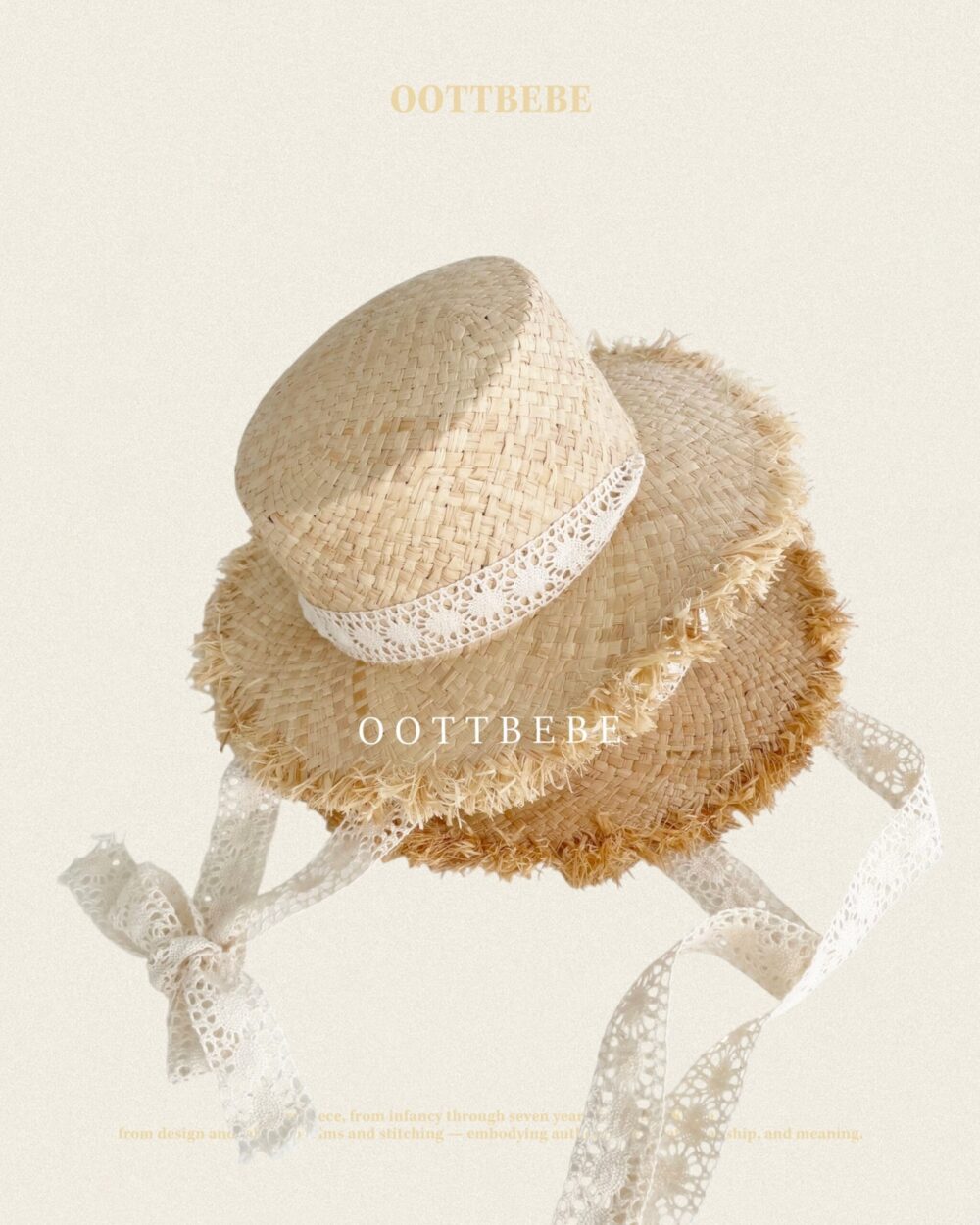 04 <b>OOTTBEBE帽子</b>Summer 레이스 햇 75-120cm