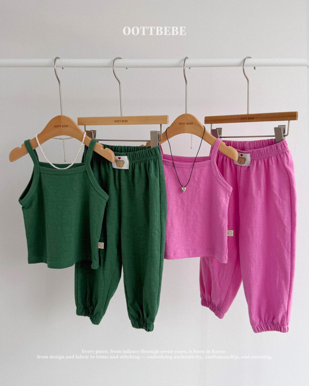 05 <b>OOTTBEBE套裝</b>Summer 나시고쟁이상하 75-120cm