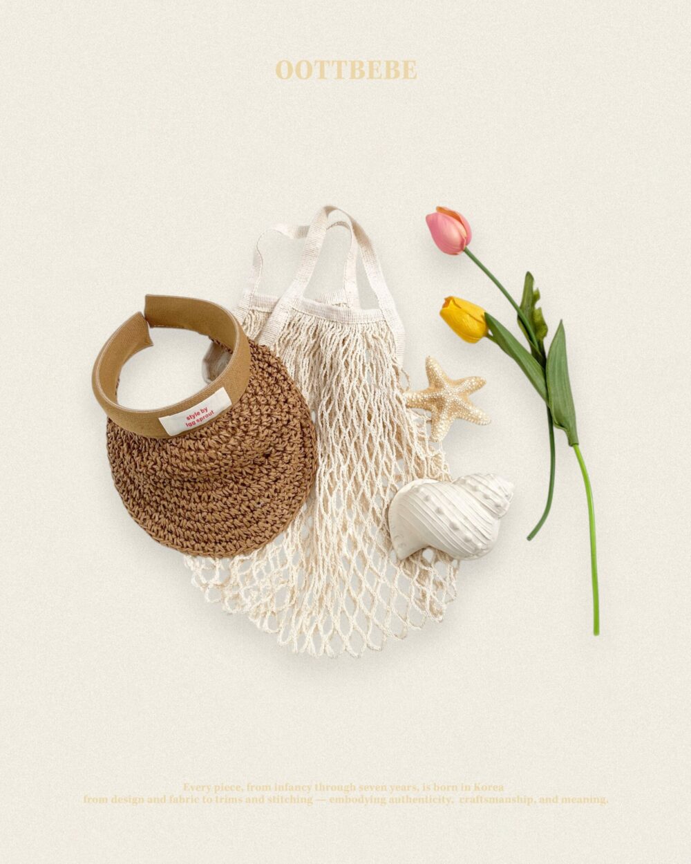 06 <b>OOTTBEBE帽子</b>Summer 러블리썬캡 75-120cm