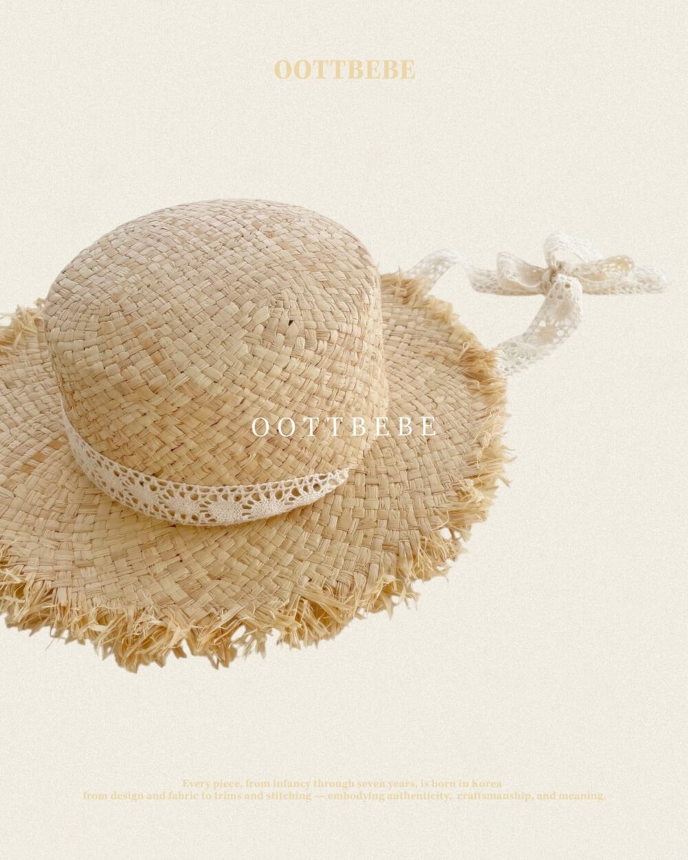 07 <b>OOTTBEBE帽子</b>Summer 레이스 햇 75-120cm