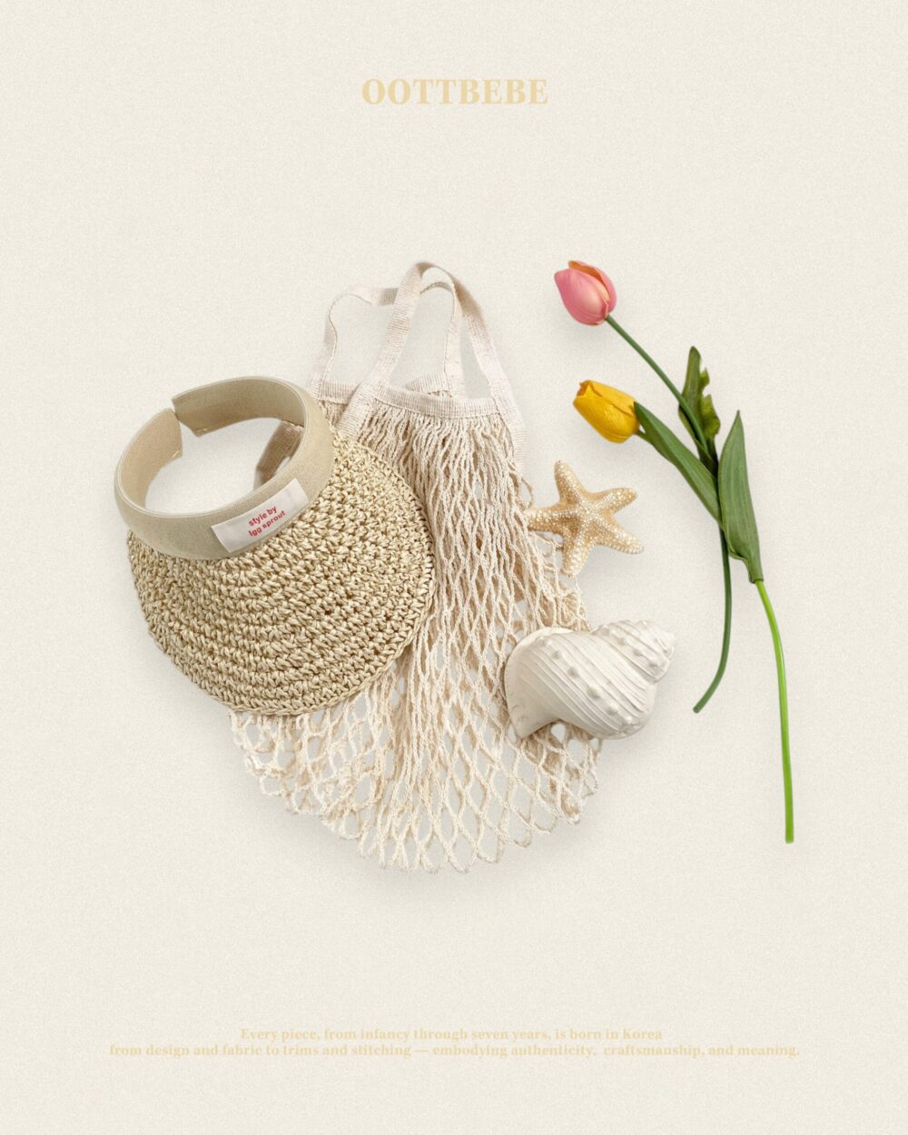 07 <b>OOTTBEBE帽子</b>Summer 러블리썬캡 75-120cm