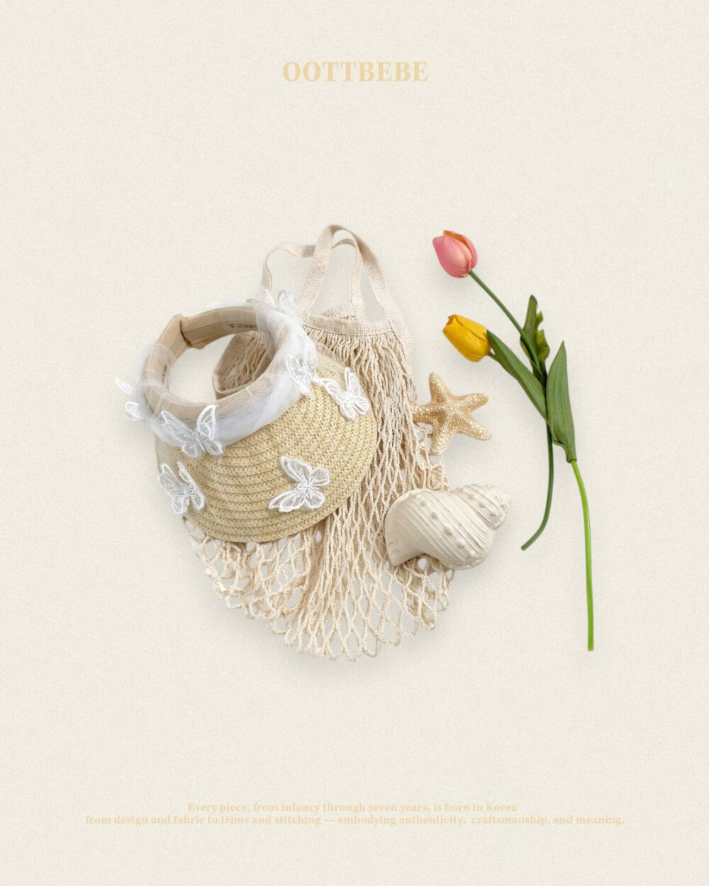 08 <b>OOTTBEBE帽子</b>Summer 러블리썬캡 75-120cm