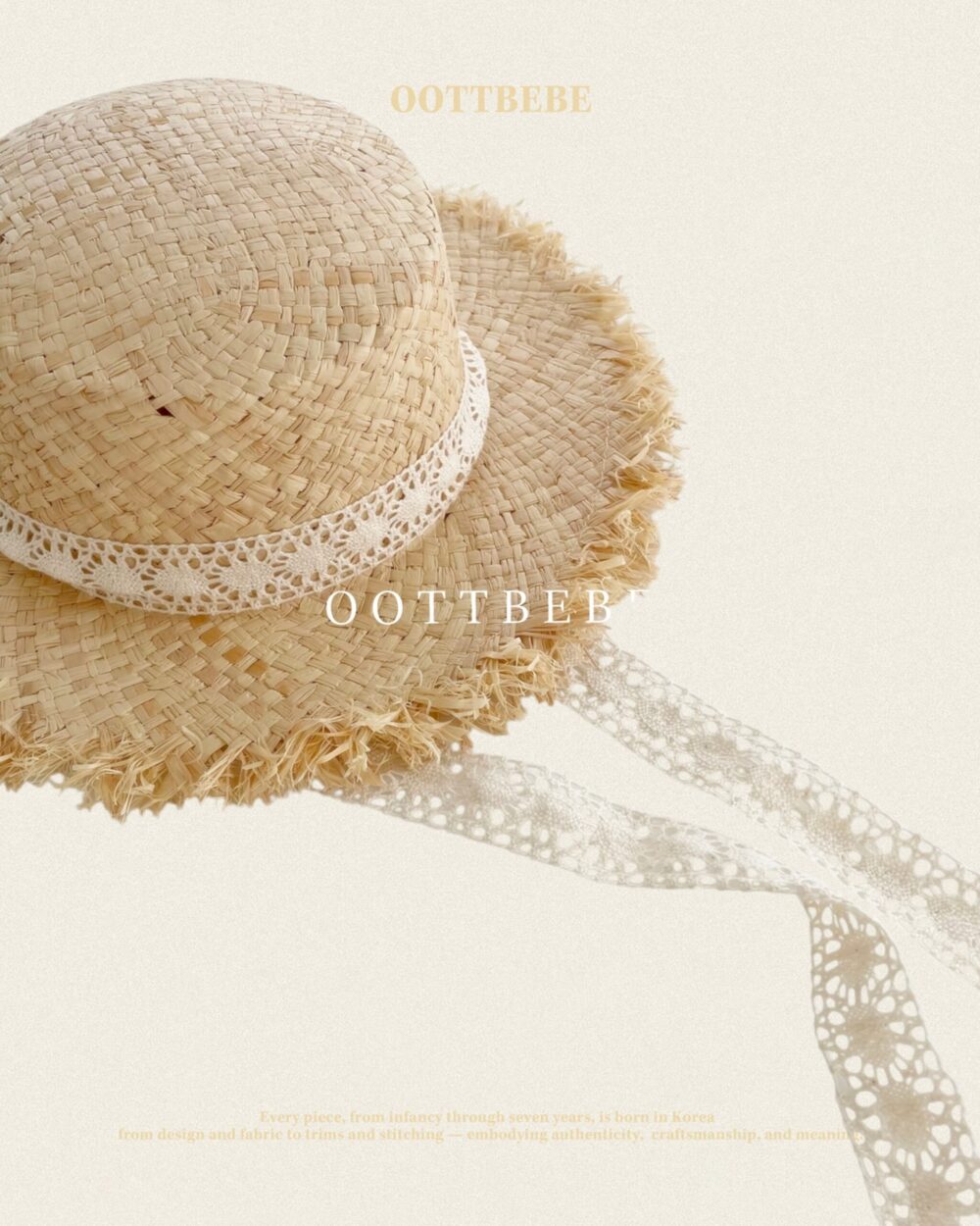 09 <b>OOTTBEBE帽子</b>Summer 레이스 햇 75-120cm