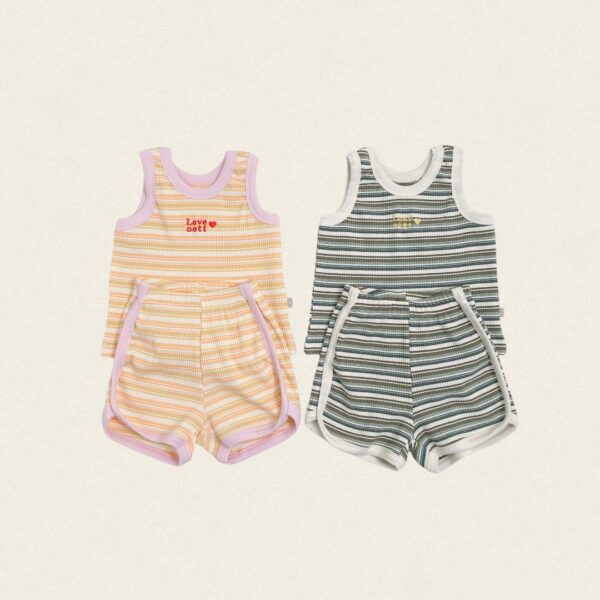 1 <b>OOTTBEBE套裝</b>Summer 레트로나시상하복 75-120cm