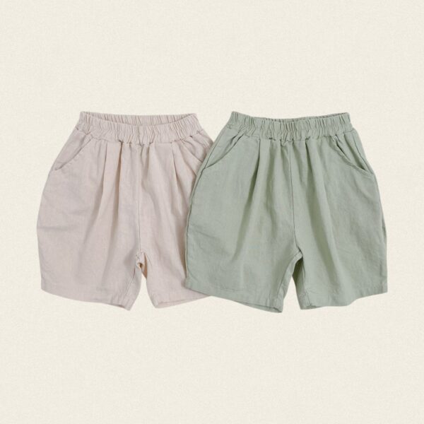 1 <b>OOTTBEBE褲子</b>Summer 올리브린넨팬츠 75-120cm