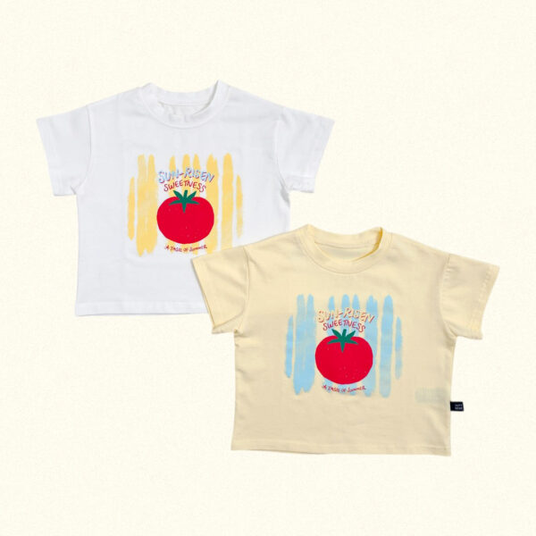 1 <b>OOTTBEBE上衣</b>Summer 스위티토마토티셔츠 75-120cm