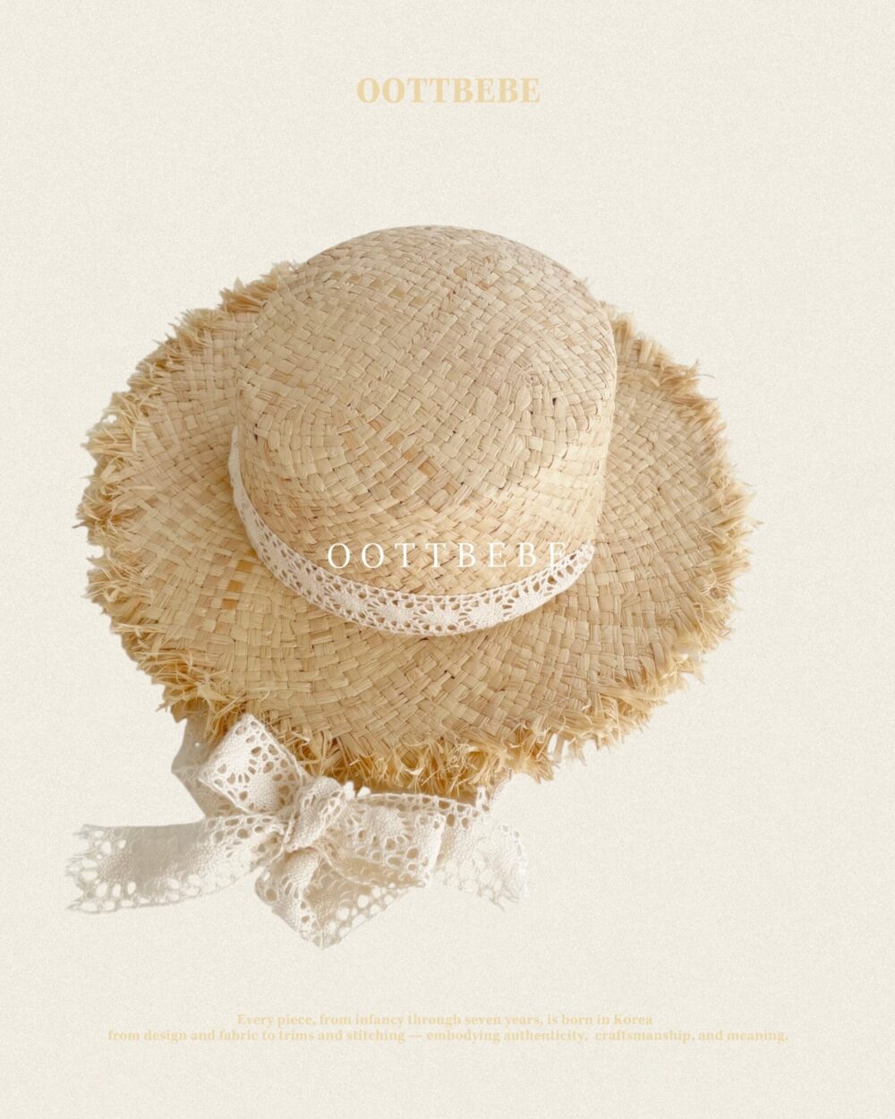 10 <b>OOTTBEBE帽子</b>Summer 레이스 햇 75-120cm