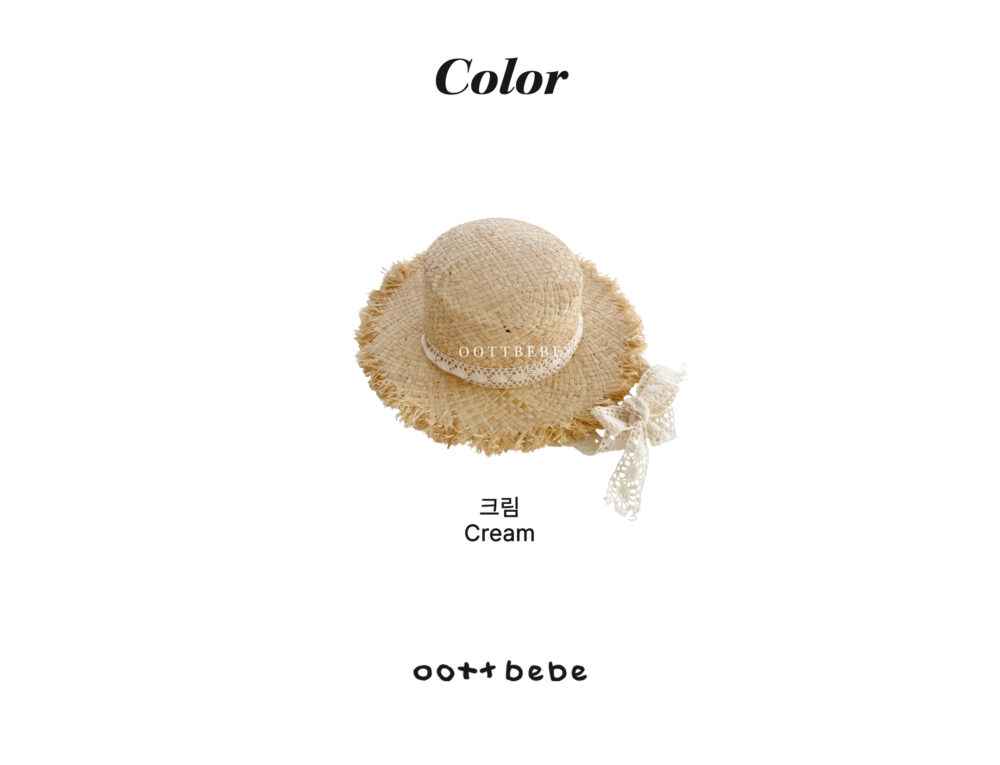 11+ <b>OOTTBEBE帽子</b>Summer 레이스 햇 75-120cm