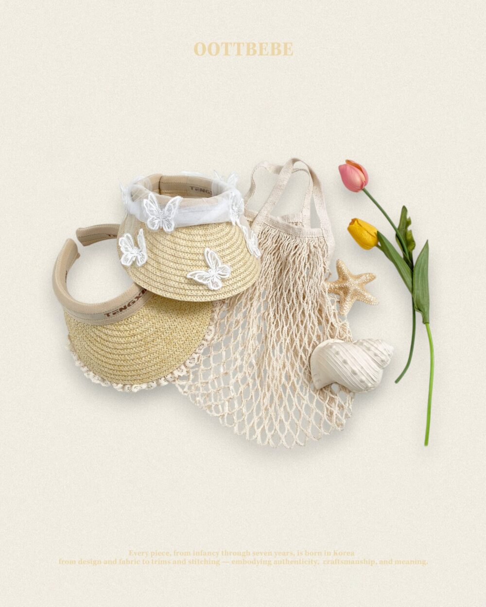 12 <b>OOTTBEBE帽子</b>Summer 러블리썬캡 75-120cm