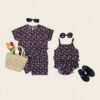 17 <b>|BABY| OOTTBEBE包屁衣</b>Summer 꽃송이플리츠나시블루머 0-12M