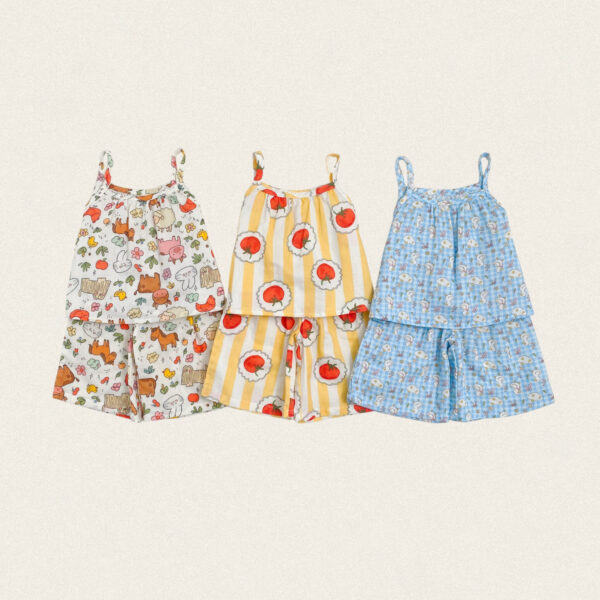 19 <b>OOTTBEBE套裝</b>Summer 동물요루나시상하복 75-120cm