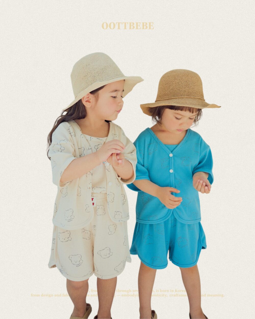 리본모자 <b>OOTTBEBE帽子</b>Summer 허니벙거지 75-120cm