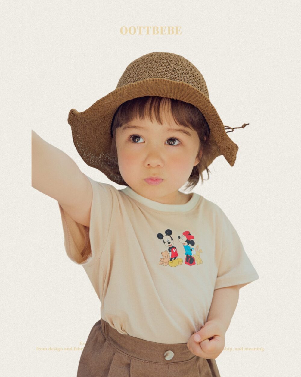 리본모자2 (1) <b>OOTTBEBE帽子</b>Summer 허니벙거지 75-120cm