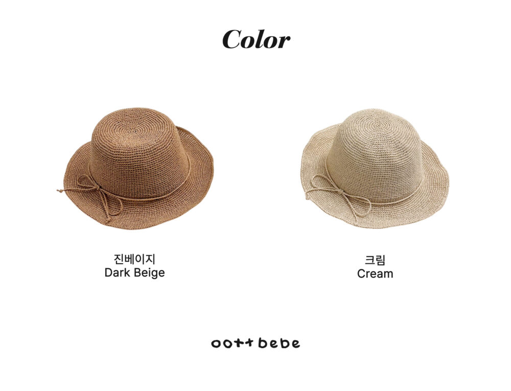 리본모자30 <b>OOTTBEBE帽子</b>Summer 허니벙거지 75-120cm