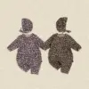 <b>｜BABY｜ OOTTBEBE包屁衣</b>Autumn 리틀호피전신슈트+보넷세트 50-75cm