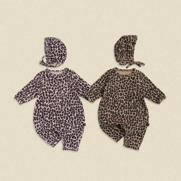 01 <b>|BABY| OOTTBEBE包屁衣</b>Autumn 리틀호피전신슈트+보넷세트 50-75cm