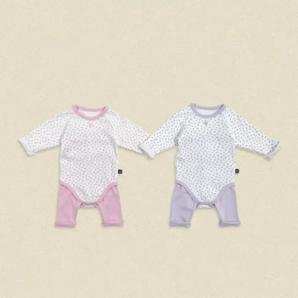 01 <b>|BABY| OOTTBEBE包屁衣</b>Autumn 코코플라워슈트 50-75cm