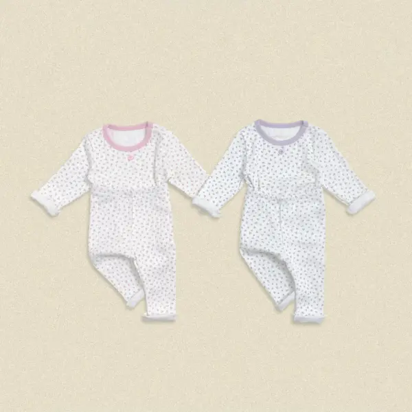 01 <b>OOTTBEBE套裝</b>Autumn 코코플라워실내복 65-115cm