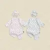<b>｜BABY｜ OOTTBEBE套裝</b>Autumn 쁘띠하트전신슈트+보넷set 50-75cm