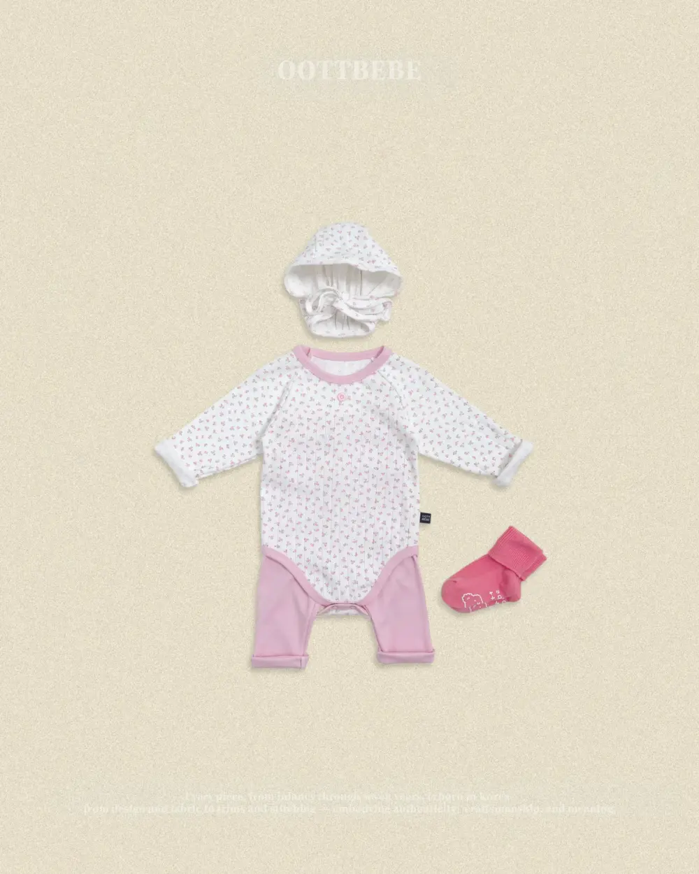 05 <b>|BABY| OOTTBEBE帽子</b>Autumn 코코플라워슈트 FREE