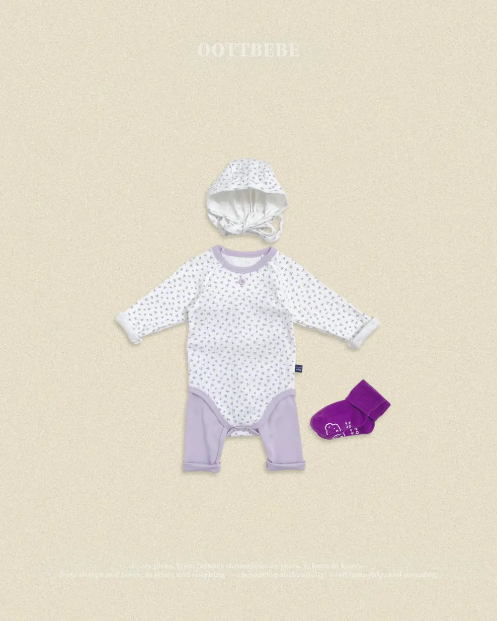 06 <b>|BABY| OOTTBEBE帽子</b>Autumn 코코플라워슈트 FREE