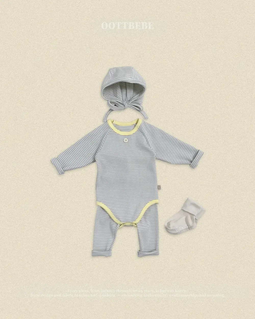 06 <b>|BABY| OOTTBEBE帽子</b>Autumn 바닐라라떼보넷 FREE