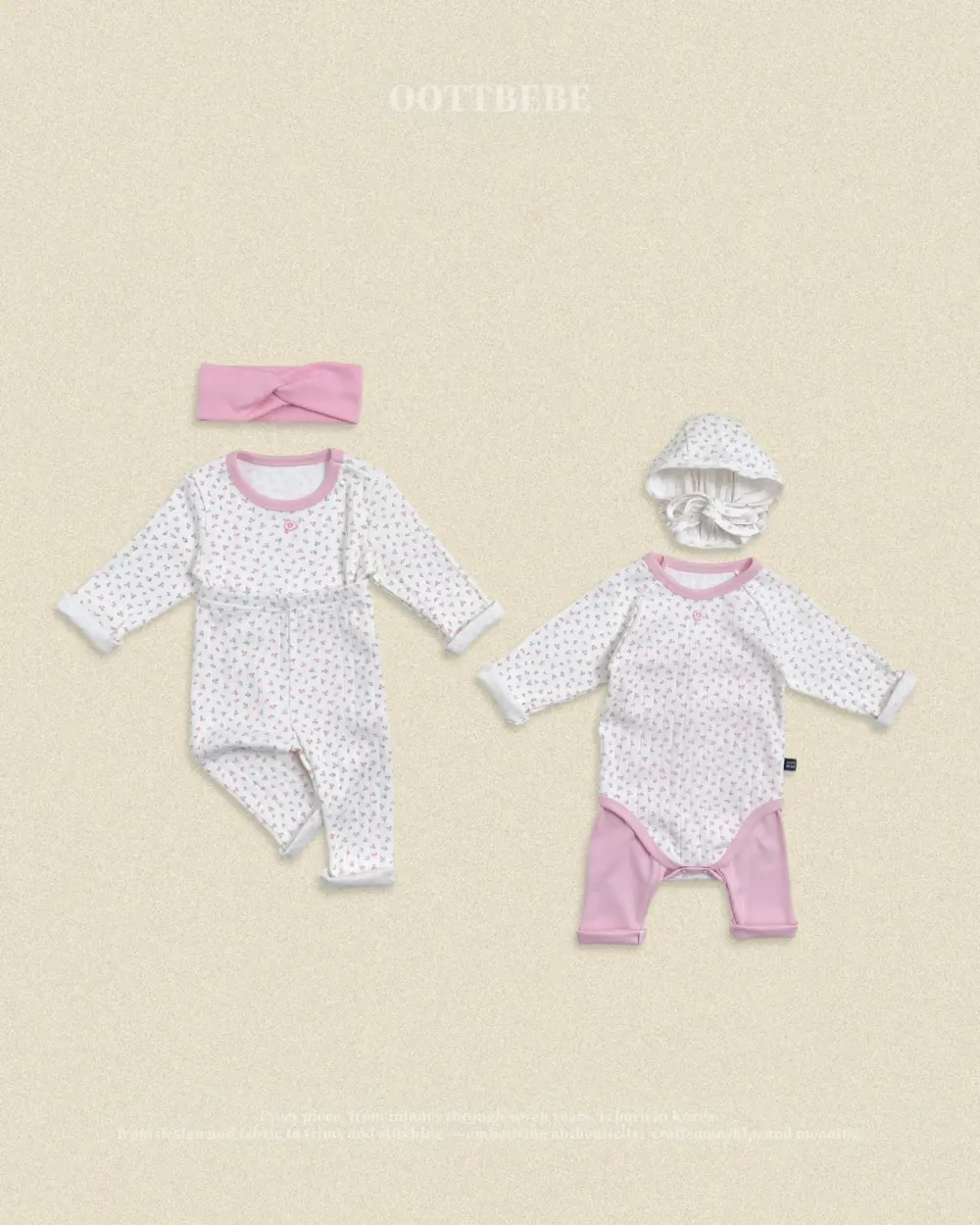 07 <b>|BABY| OOTTBEBE帽子</b>Autumn 코코플라워슈트 FREE