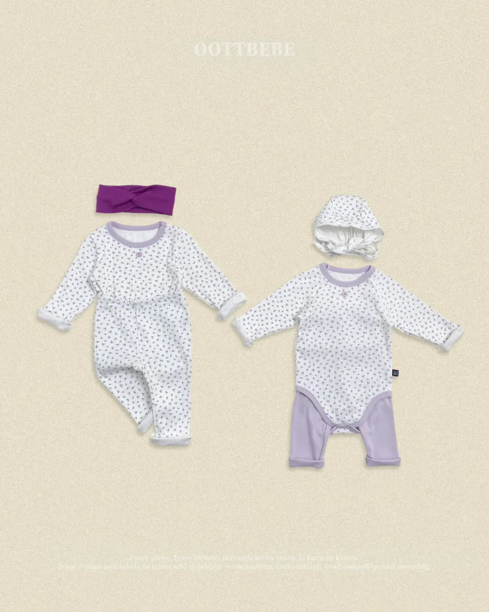 08 <b>|BABY| OOTTBEBE帽子</b>Autumn 코코플라워슈트 FREE