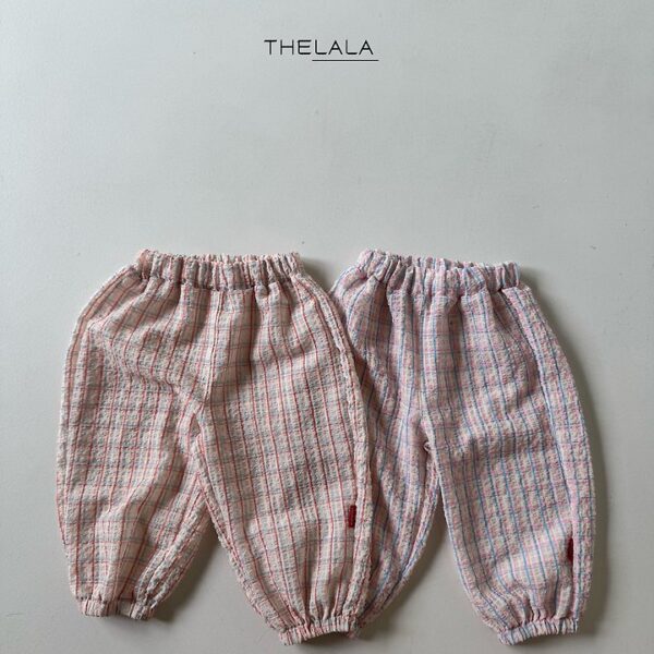 1 <b>THE LALA褲子</b>Summer 샤벳체크PT 65-115cm
