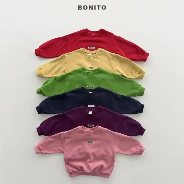 1 <b>BONITO衛衣</b>Autumn 크레용 맨투맨 70-140CM