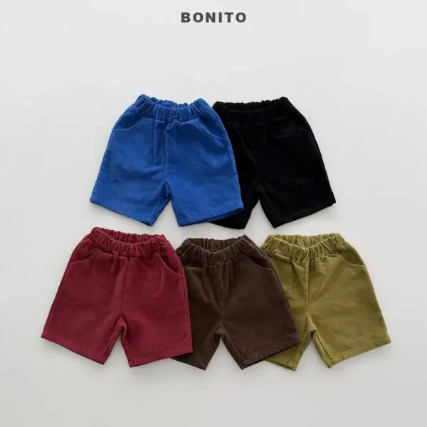 <b>BONITO 褲子</b>Autumn  골덴반바지 70-140CM