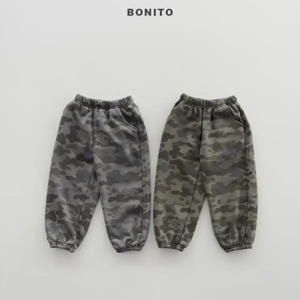 1 <b>BONITO 褲子</b>Autumn 구름카모조거팬츠 70-140CM