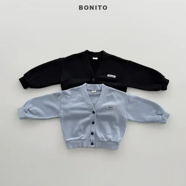 1 <b>BONITO 罩衫</b>Autumn 코튼브이가디건 70-140CM
