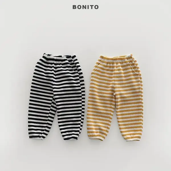 1 <b>BONITO 褲子</b>Autumn 와플st조거팬츠 70-140CM