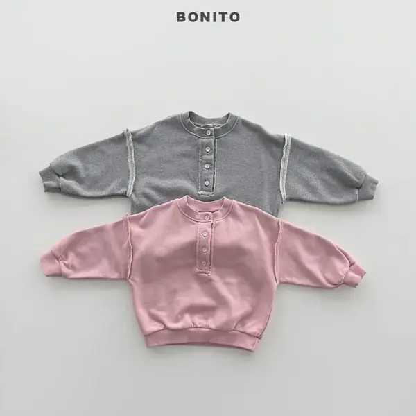 1 <b>BONITO 衛衣</b>Autumn 데끼단작맨투맨 70-140CM