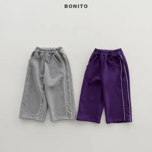 1 <b>BONITO 褲子</b>Autumn 사이드삥줄팬츠 70-140CM