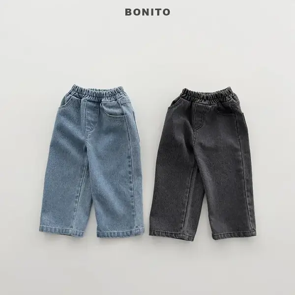1 <b>BONITO 褲子</b>Autumn 찐골데님팬츠 70-140CM