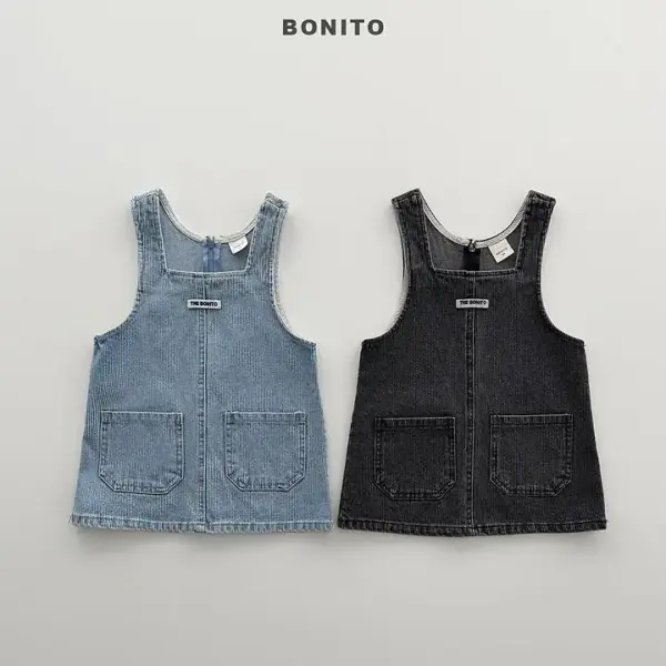 <b>BONITO 洋裝</b>Autumn 골데님ops 70-140CM