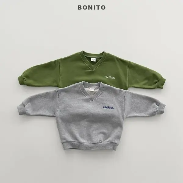 1 <b>BONITO衛衣</b>Autumn 브이넥맨투맨 70-140CM